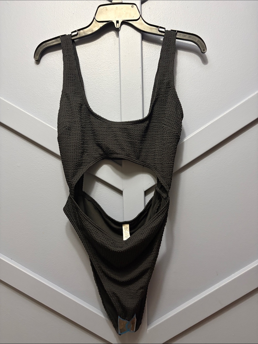 Textured Cutout One-Piece Swimsuit